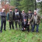 18.10.15r. j. Zadworne , uczestnicy zawodów spinningowych o mistrza jesieni j. Zadworne.