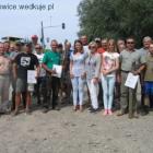 Rodzina Wojciecha Kwietnia wraz z zawodnikami i organizatorami Memoriału