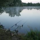 Łowisko Buków (008) o wschodzie Słońca. 