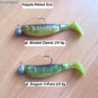 Kopytak Relaxa 5 cm zbrojone główkami Mustada i Dragona nr 2/0