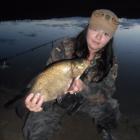 Leszcz. Jezioro Myślice. 50cm 1,2kg na białe z gruntu