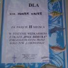 Dyplom za zajęcie drugiego miejsca.