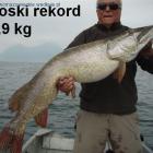 Szczupak 24,9 kg Włoski były rekord