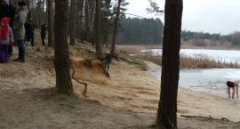 Piaszczysta plaża przyciąga nie tylko wędkarzy