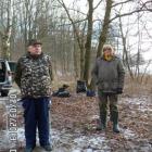 Prezesi koła Kol. Lech Sadowki (lewej) i kol. Jerzy Fijołek (z prawej - ustępujący)