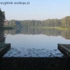 Widok na łowisko z tamy.