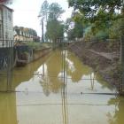 Widok odpływu z zakładu