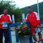 Trenerzy Kadry Narodowej J. Kuza i W. Targosz ze zdobytymi brązowymi medalami...