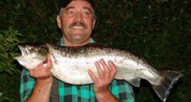 Kol.Włodzimierz Bielski ze swoim sreberkiem waga 4,8kg