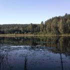 moja miejscówka nad tym mniejszym jeziorem