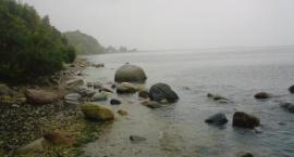 Kamienista plaża w Mechelinkach