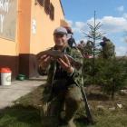 Pstrąg potokowy 54 cm i jego pogromca Leszek