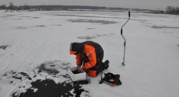 Okonie na mormyszkę z ochotką Lipie 01.02.14